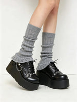 New Arrival Gothic Black Rivets Platform Creepers Shoes White Chain Decor Goth Creepers Chunky Lace Up Lolita Casual Shoes