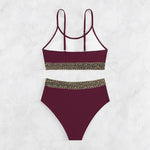 Sexy High Waist Bikini Black 2026 Women Swimsuit Two Pieces Swimwear Female Bikinis Set Purple Bathing Suits Brazilian Biquini
