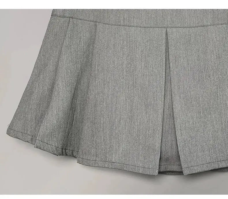 WOMENGAGA Korea Style Sexy Slim High Waist Strap A-line Half Length Skirt Fashion Women Skorts JK Sweet 2023 NewOW3W