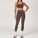 New Yoga Set 2Pcs Women No Logo Tank Tops High Waist Seamless Shorts Workout Outfit Fitness Gym Clothes Workout High quality