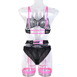 Sexy Bra & Briefs Gather Sets Seamless Sensual Transparent Thin Intimates Erotic Lingerie Suits Sexy Panties Underwear Set