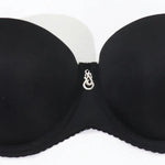 Beauwear Women Invisible Bra Transparent Strap Underwear Push Up Padded Lingerie 70B 75B 80 B Cup Top