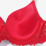 Beauwear Shine Bras for Women Back Lace Bra With Rhinestone And Metallic Texture Lace Design