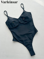 Sexy Extreme String Mini Micro Thong Women Swimwear One Piece Swimsuit Female Underwired Backless Bather Bathing Suit Swim V7516