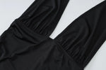 FDYOUI Sexy Deep V-neck Bandage Solid Crop Tops Women's 2026 Summer Halter Off Shoulder Sleeveless T-shirt Vacation Corset Top