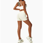 Summer Seamless High Waist Yoga Shorts Elasticity Sports Leggings Women Breathable Cycling Shorts Buttock Lift Gym Shorts Women