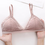 Women Lace Bra Set Push Up Bralette Low Waist Panties Female Embroidery Flora Lace Underwear Sexy Lingerie Set Female Intimates