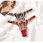 Sexy Girls G String Thin Thong Lace Panties Women Briefs Hollow Out Transparent Underwear Female Lingerie