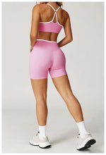 Sportswear Woman Gym Sports Bra Shorts Leggings 2 Piece Set Workout Naked Feeling Seamless Female Fitness Clothing Tracksuits