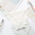 2023 Sexy Women's Panties Breathable Cotton Underwear Sweet Lace Lingerie Cute Female Briefs Comfort Striped Underpants Hot Sale