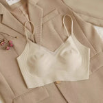 Invisible Minimizer Bra Large Bust Seamless Traceless Underwear Ultra Thin Cup Comfortable Jelly Support Wirefree Beautiful Back