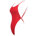 Extreme Mini Micro String Backless Women Swimwear One Piece Swimsuit Female High Cut Monokini Thong Bathing Suit Swim Beachwear