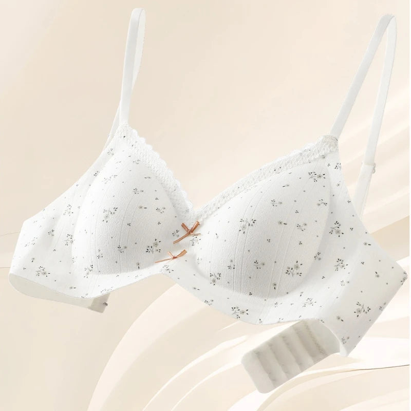 Underwear Girl Sweet Style Beautiful Wireless Bra for Women Soft Breathable Small Breasts Bralette Comfortable Lingerie 2026