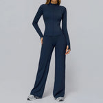 New yoga set 2 pieces gym set Women Long Sleeve Sports Shirts Sports Bra Leggings Suit Fitness Running Workout Suits Tracksuit