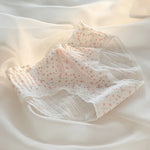 1 Pack Cotton Floral Print Ruffled Panties Women's Mid Waist Underwear Kawaii Briefs Cotton Lingerie Skin-friendly M-XL