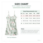 Women's Floral Print Spaghetti Strap Nightgown, Lightweight Sleeveless Cami Sleep Dress, Summer Loungewear for Women
