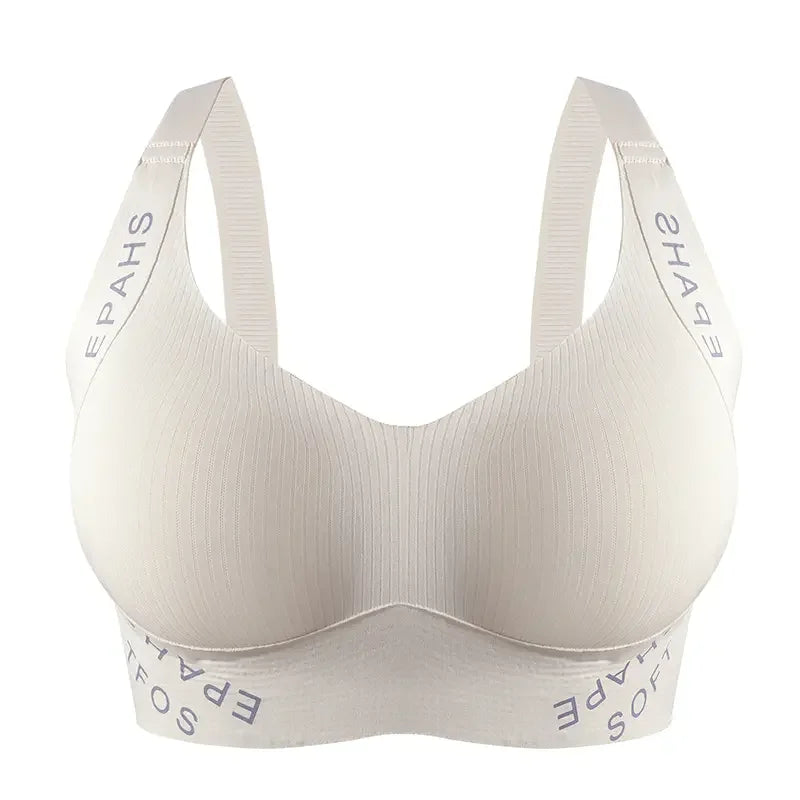 2pcs/set Seamless Push Up Bras for Women Jelly Glue Bralette Anti-sagging Female Underwear Padded Comfortable Sports Lingerie