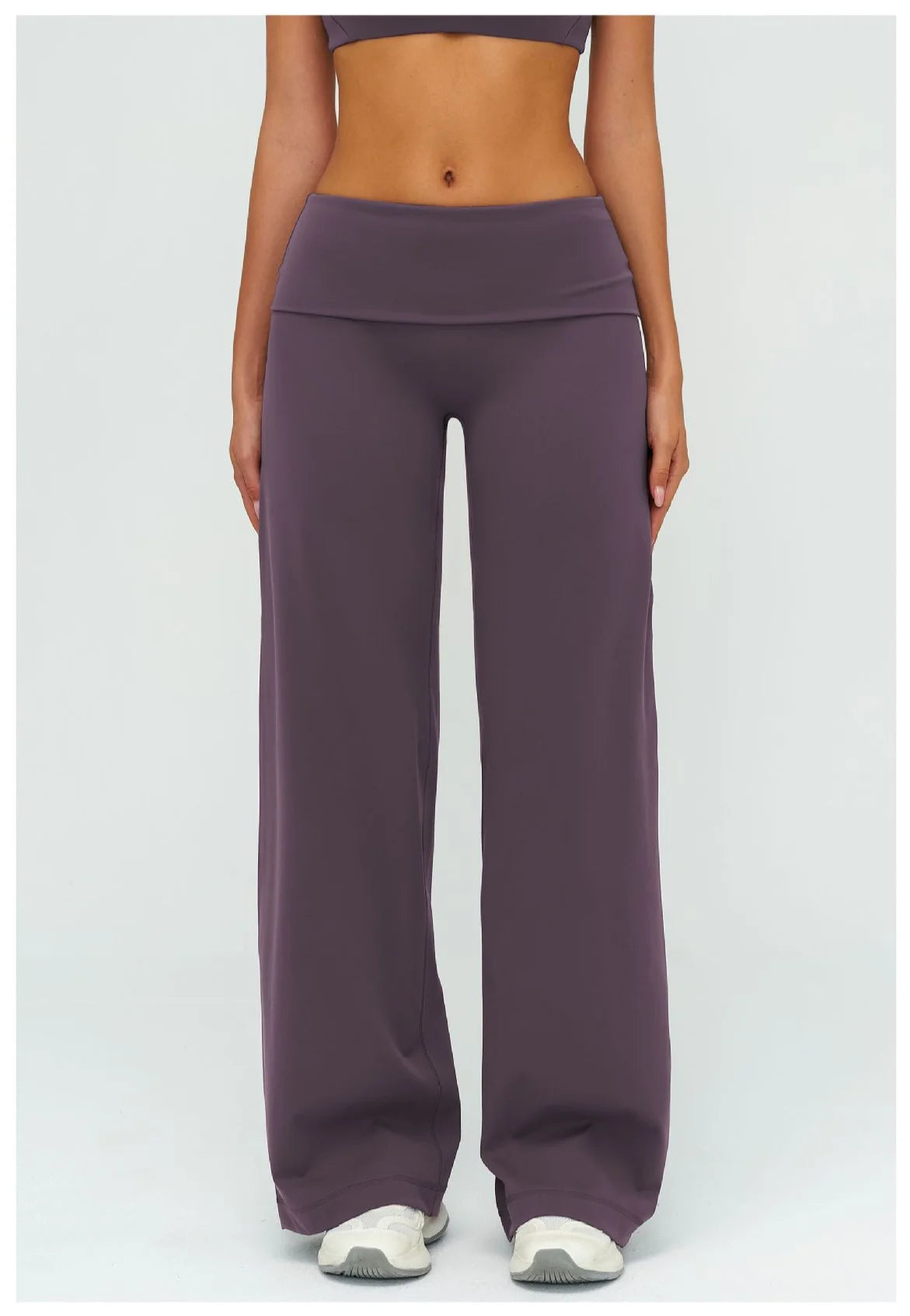 Yoga Pants Women High Waist Fitness Sports Flared Trousers Gym Workout Jogging Wide Leg Pants Female Dance Sports Flared Pants