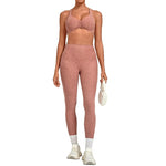 Women's Seamless Yoga Set Sports Fitness Workout Slim Fit High-Waist Tummy Control Pants Suits Gym Training Running Vest Sets