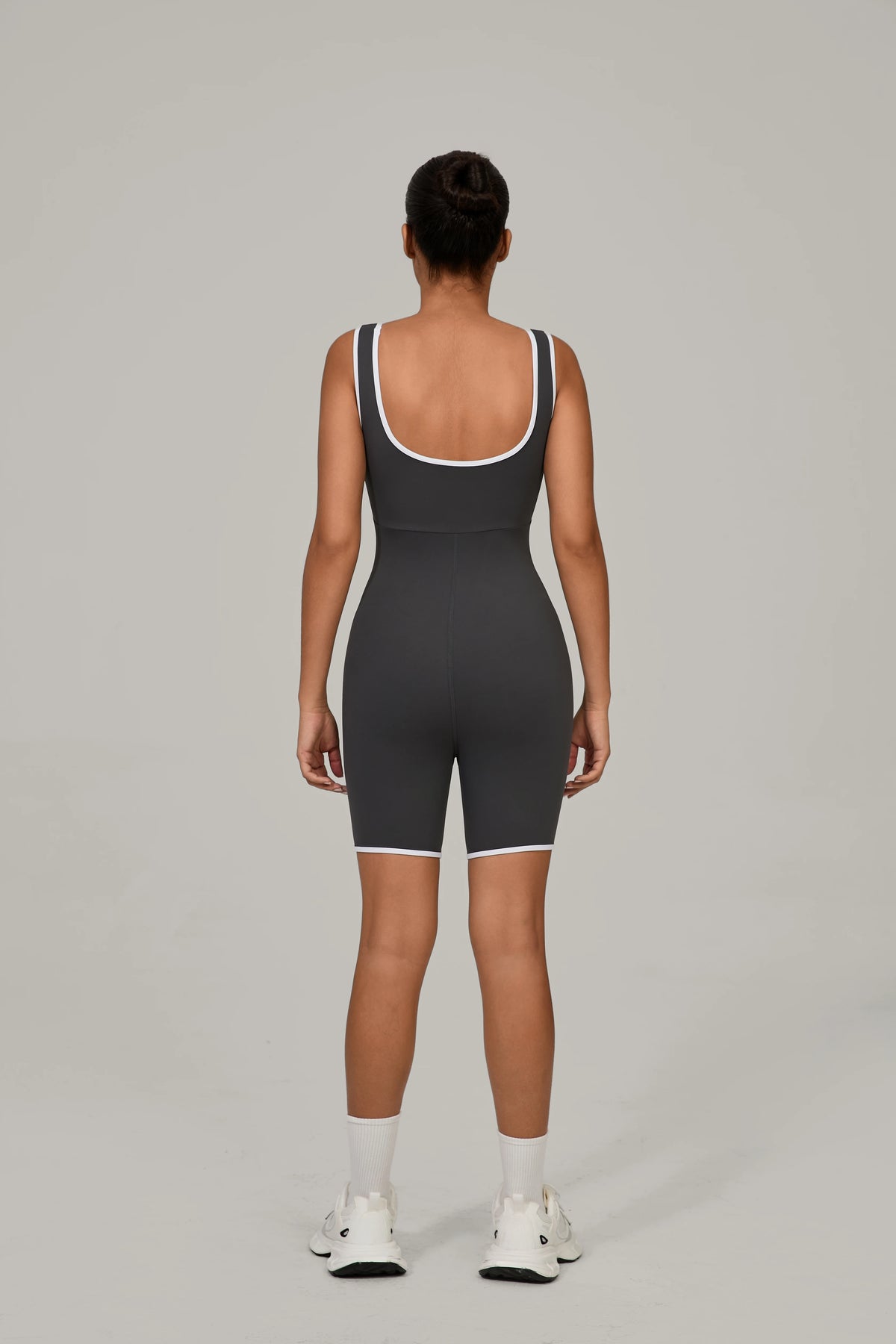 Women's Sports Jumpsuit Yoga Fitness Combination Lift Buttocks Bare Back High Elasticity Gym Sexy Sports Jumpsuit Gym Romper