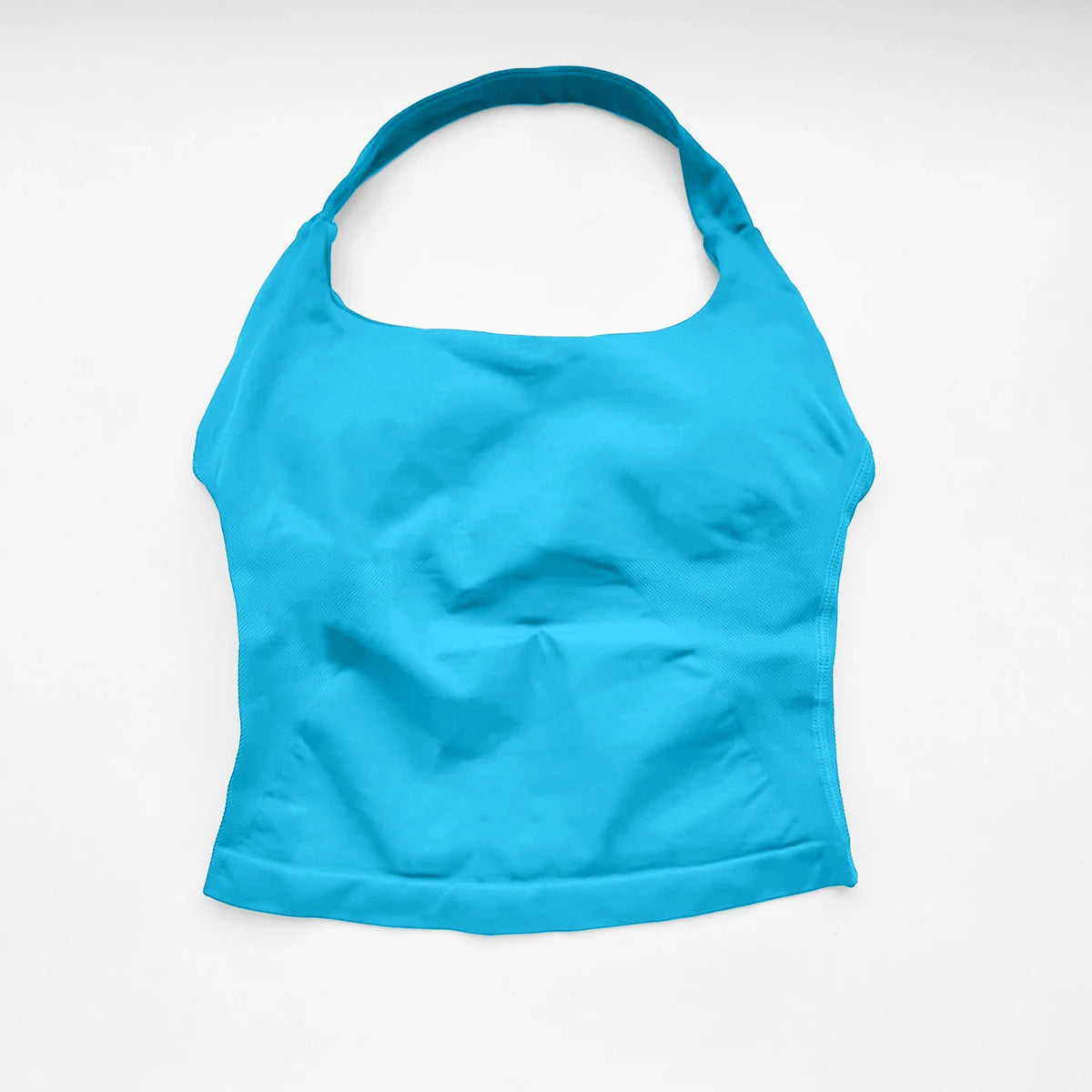 NCLAGEN Fitness Halter Top Woman Gym Clothes Removable Chest Pad Yoga Tank Push-up Sports Bra Workout Activewear Pilates vest