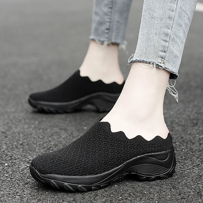Women Casual Shoes Fashion Breathable Walk Mesh Flat Shoes Lady Sneakers Women Tenis Feminino Shoes LadyMesh Summer Shoesty76
