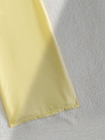 Sexy Yellow Bikini Set 2026 Women Pleate Push Up Bra Drawstring High Waist Swimsuit Beach Bathing Suit Holiday 2 Piece Swimwear