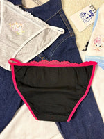 Cotton Girls Panties Cute Cat Sexy Japanese Lace Women Briefs Lady ThongUnderwear G String Female Low Waist Lingerie