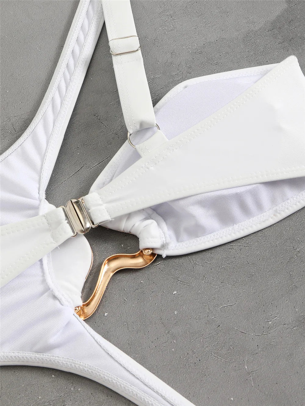 Sexy Black One Shoulder Swimwear One Piece Swimsuit Women 2026 Hollow Out Monokini Metal Ring High Cut Bathing Suit Swim Wear