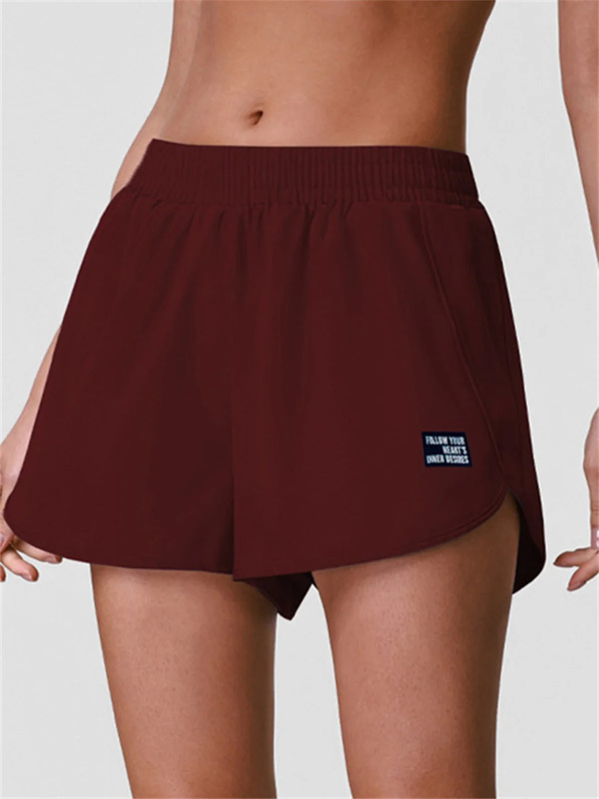 Breathable Yoga Tennis Shorts Women Anti Glare Belt Lined Sports Pants Outwear Quick Drying Training Running Fitness Shorts