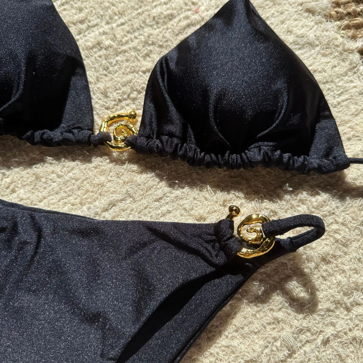 Sexy Micro Bikini 2026 Mujer Women Orange White Metal Ring Ornament Push Up Swimsuit Brazilian Beach Bathing Suit Thong Swimwear