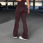 Flares Yoga Pants Scrunch Booty Women's Clothes Gym Leggings Seamless Fitness Workout Yoga Trousers Squat Proof Sports Leggings