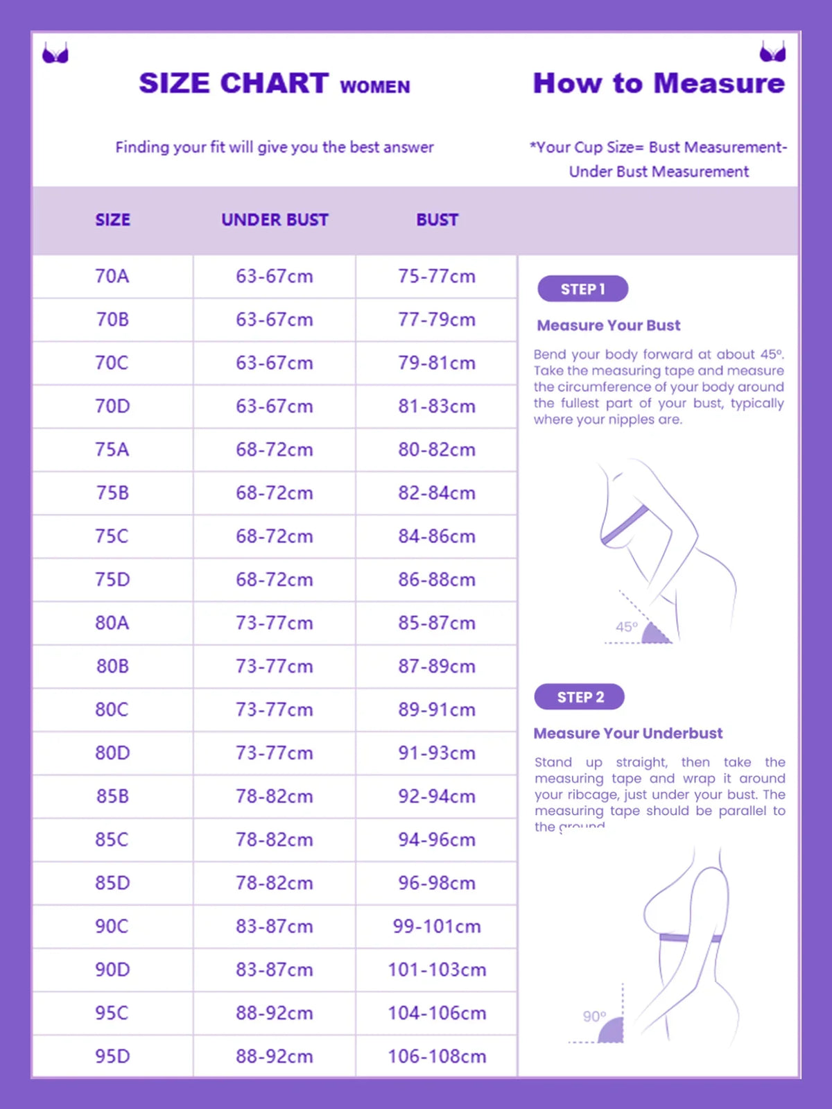 Beautiful Back Bra for Women, Seamless and Smooth, Minimizes Large Bust, Soft Underwire, Gathers and Lifts, Prevents Sagging, Thin Style, Anti-Bump Bra