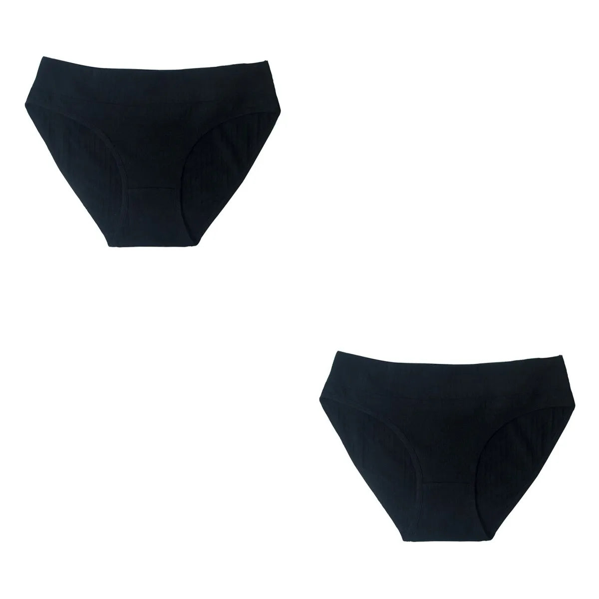 2Pcs/Set Cotton Panties Women Low Rise Underwear Solid Color Comfort Breathable Briefs Sexy Lingerire M-XL Seamless Intimates