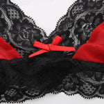 European and American men's sexy lace bra and panties temptation suit transvestite suit