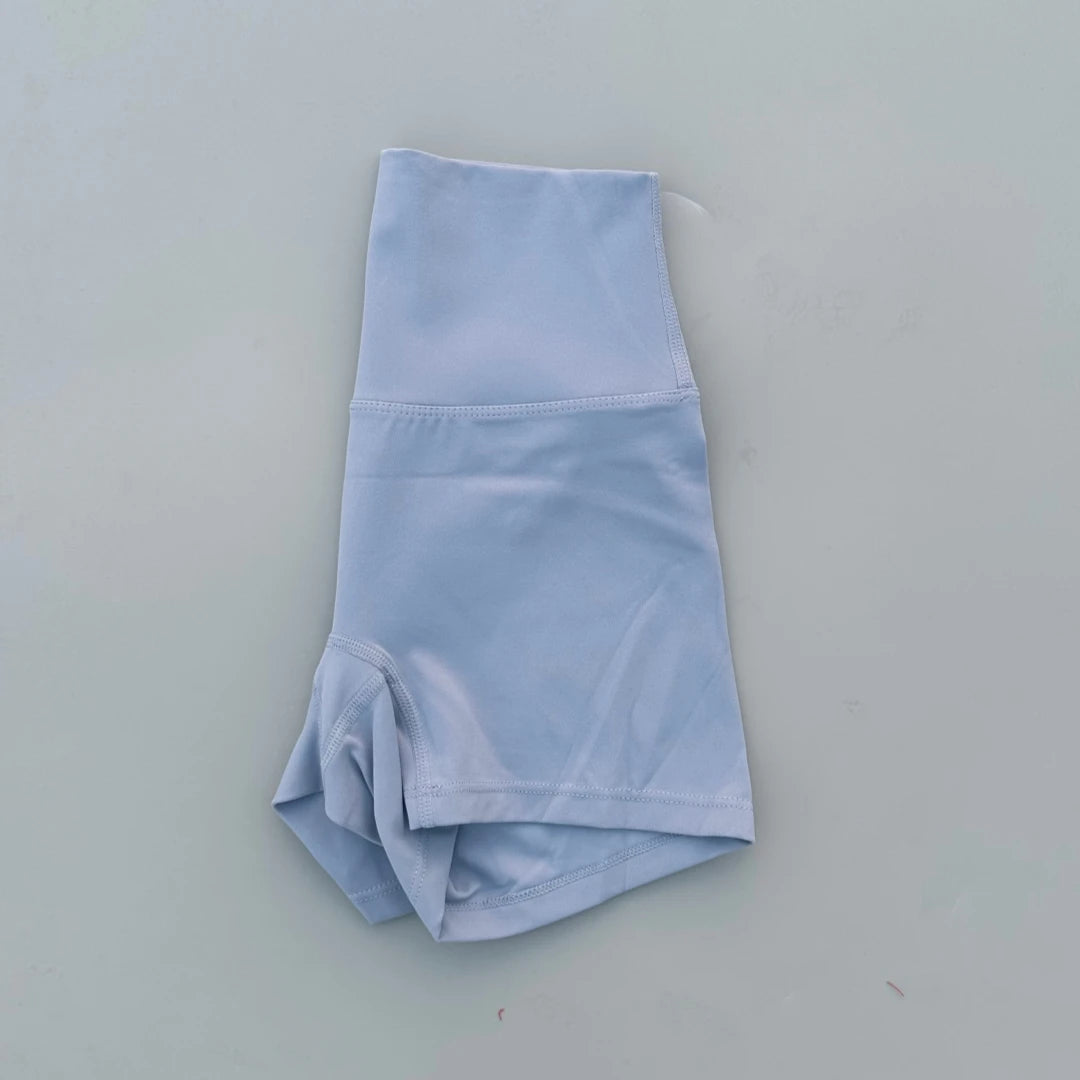 Solid Color High Waist Yoga Short Leg Women Fitness Sport ShortBike Soft Squatting Proof Comprehensive Training Jog Athletic