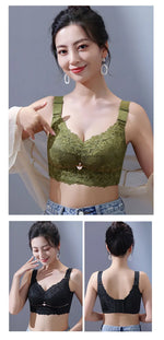 Push Up Bra Female Lingerie Sexy Bra Lace Bras for Women Wire Free Underwear Women 52C D E Cup Plus Size Bra Women Clothing Bras