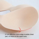 Bra Pad 0.1cm Ultra Thin Bra Insert Triangle Sponge Push Up Bra Pad Women Insert Swimsuit Bikini Breast Enhancers Chest Cup Pads