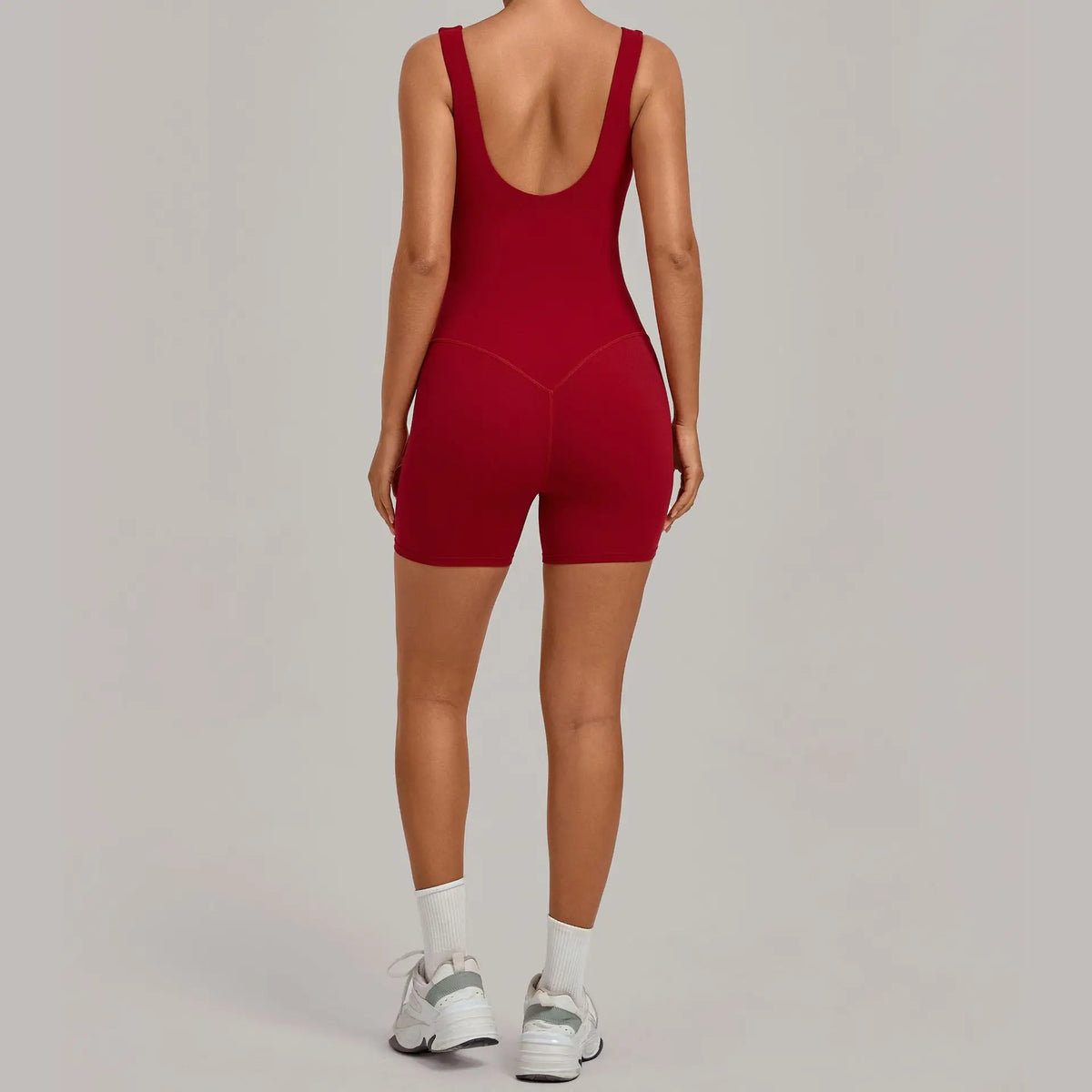 New Summer U-neck Beautiful Back Yoga Jumpsuit Women Sleeveless Tight Sports One Piece Suit Outdoor Gym Running Fitness Overalls