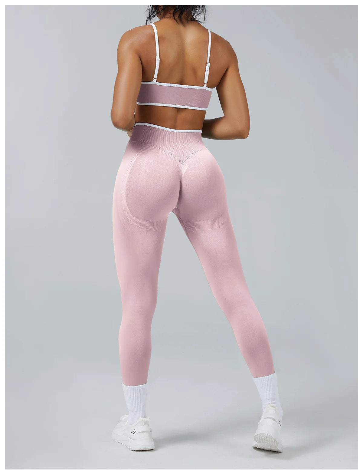 2PCS Yoga Suit Seamless Sports Set Gym Outfits Women Tracksuit Running Workout Clothes Sports Bra Athletic Wear Yoga Clothing