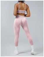 2PCS Yoga Suit Seamless Sports Set Gym Outfits Women Tracksuit Running Workout Clothes Sports Bra Athletic Wear Yoga Clothing