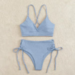 Sexy Bandage High Waist Brazilian Bikinis Sets Swimsuit Swimwear Swimming Suit for WomenNew Bikini Mujer Biquinis