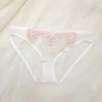 Pure Wind Ultra-thin Lace Underwear Women's Big Chest Small with Underwire Sexy Retraction Breast Support Breathable Bra Set ABC