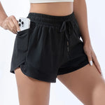 Yoga Wear Sports Fitness Shorts Women's Sports Bodybuilding Morning Run Elastic Wear Bottom Yoga Quick Dry Pants