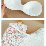 Lace Bras Top Women Sexy Deep V Neck Lingerie Wire Free Tank Tops Female Underwear V Back Bralette Tops Padded Camisole