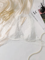 New Wire-free Deep Vneck Brassiere Sexy Lace Lingerie Underwear Comfortable Bra multi colored Women Everyday Bralette A561