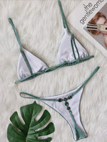 2026 Micro G String Diamond Bikini Women Swimsuit Female Triangle Swimwear Two Pieces Bikini Set Halter Bather Bathing Suit Swim