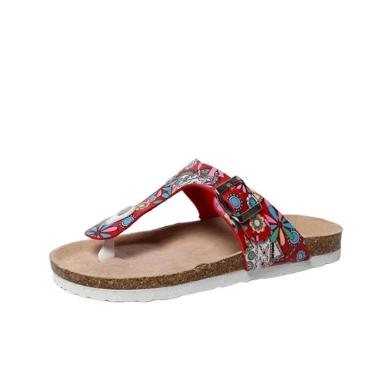 Summer Women Slippers Clip Toe Platform Beach Flat Flip Flops Ladies Sequins Slippers Non-Slip Women Sandals