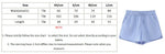 Foridol Stripes Crop Top+shirt 2 Pcs Outfits Women Casual Summer Autumn Casual Set Blue Matching Set Shorts Set Female Suit