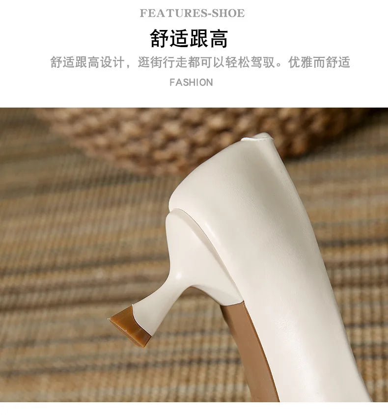 Patent Leather Fashion High Heels 2026Pointed Toe Pumps Elegant Woman Heeled Shoes Shallow Mouth Candy Colored Sexy Single Shoes